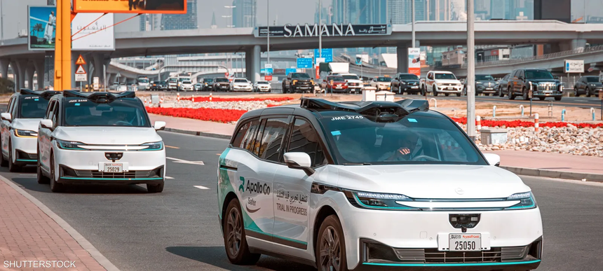 Uber Baidu Robotaxis